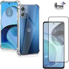 Capa Capinha Case Anti Impacto TPU + Película Cerâmica Para Motorola Moto G54 - Tech Otoni