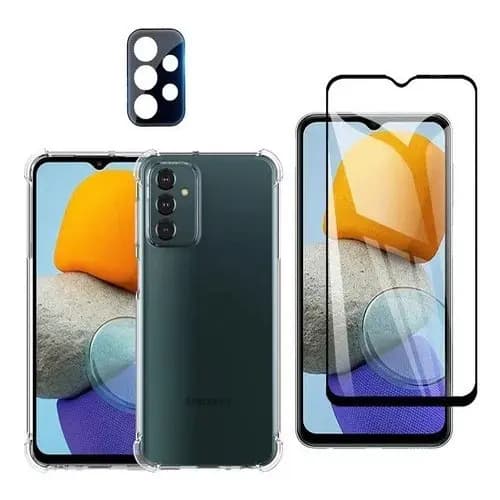 Case Anti Impacto Para Samsung Galaxy M23 + Película 5d + câmera Tech Otoni