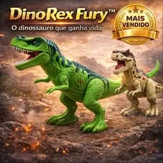 Conjunto Dinossauros Brinquedo Rugido Realista Som Movimento Crianças