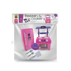 Brinquedo Infantil Cozinha Freezer Acessórios Divertido Educativo Criativo
