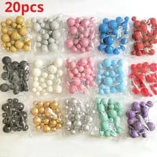 20 Peças 2-4cm Decoração De Bolo Bola De Espuma plug-in É Adequado Para De Casamento De Chá De Bebê De Aniversário