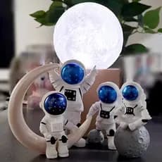 Ornamento Criativo De Mesa Para Decoração De Bolo De Astronauta , Plug-In De Sobremesa Festa De Aniversário Infantil