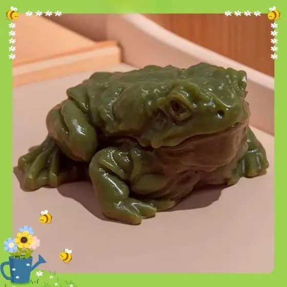 Brinquedo De Simulação De Sapo , Aperto Macio , Descompressão Pegajoso Engraçado Para Aliviar O Estresse , Brinquedos Co