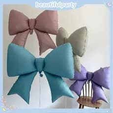 Balão De Folha De Alumínio Com Laço Grande Rosa Roxo Azul Multicolorido Adequado Para Festas De Aniversário DIY/Casament