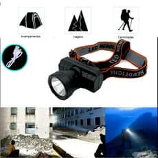 Lanterna de cabeça recarregavel  farol led multifuncional