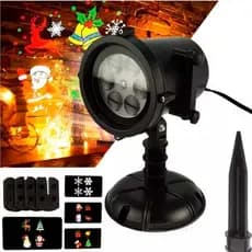 Espeto De Jardim Projetor De Natal Bivolt- Laser Holográfico
