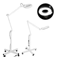 Lupa Luminária Led Estética 5x 120 Leds Tripé Articulado 220v