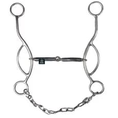 Freio Inox Bridão Levantador Para Cavalo Bocal de Ferro Joquel Envio Imediato Oferta