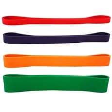 Kit Mini Super Band 4 Intensidade Extensor Elástico Circular