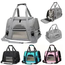 Bolsa Pet Transporte Viagem Avião Para Cães Gatos Luxo