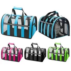 Bolsa Pet Transporte Média Viagem Mala Avião Para Cães Gatos