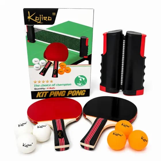 Ping Pong Kit Profissional Raquetes Rede Tênis Mesa 6 Bolas OU SÓ A REDE