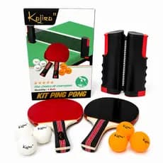 Ping Pong Kit Profissional Raquetes Rede Tênis Mesa 6 Bolas OU SÓ A REDE