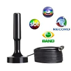 Antena Digital Multifuncional Interna e Externa 5 Metros
