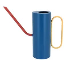 Vaso Decorativo Enfeite Planta Metal 23x25x25cm Azul