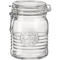 Pote Officina 1825 de Mantimentos Hermético Bormioli Vidro 14x11x11 750ml