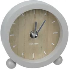 Relógio Decorativo Mesa Home&Co MDF 11x11x3cm Cinza