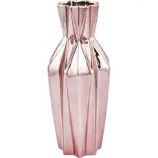 Vaso Decorativo Enfeite Casa 32x14x14cm Cerâmica Rose Marselha