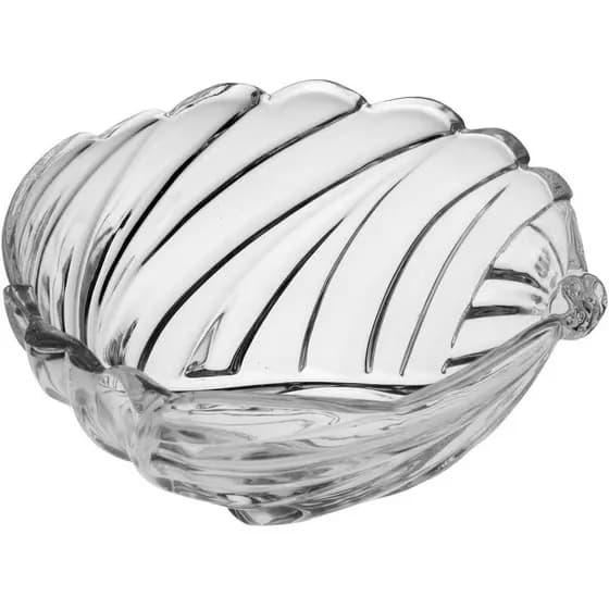 Centro de Mesa Fruteira de Cozinha Multiuso Decoração 13x26 Vidro Transparente