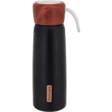 Garrafa Térmica Squeeze Fitness Delicate Parede Dupla Inox 500ml 22x7 Preto
