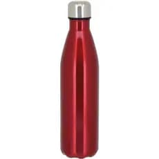 Garrafa Térmica Squeeze Fitness Mijia Parede Dupla Inox 750ml 33x8 Vermelho