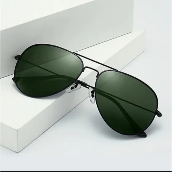 Óculos De Sol Clássicos Oval Unissex  Para Masculino E Mulheres---A015