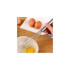 Batedor  Profissional De Ovos e Massas Cabo Reforçado e Normal 15cm Utensilio De Cozinha Universal