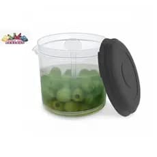 Pote Porta Conserva Azeitonas 1 Litro Com Aparador