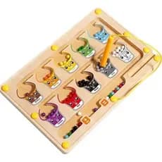 Brinquedo Educativo Labirinto Montessori Jogo Cores Infantil