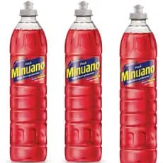 Detergente Lava Louças Minuano Maçã 500ml | Limpeza Poderosa, Alto Rendimento e Perfume Fresco