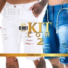 Kit 2 Bermuda Jeans Masculina direta da fabrica