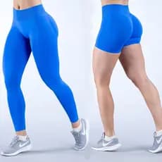Shorts/calças de cintura de três segmentos sem costura calças de Yoga Hip Lift respirável confortável alta qualidade alt