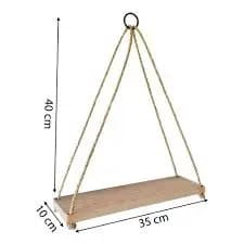 Prateleira suspensa com corda de sisal , prateleira  multifuncional , porta temperos ,  espelhos , suporte  de molduras de fotos, flores, quadros decorativos e decoração de parede ,decoração  casa , sala , quarto, cozinha,retratos
