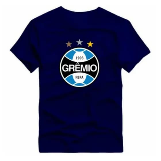 Camisa Gremio Unissex Camiseta Estampada Torcida do Gremio Time do Coração