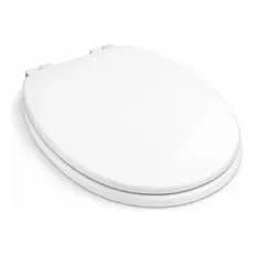 Assento Sanitário Oval Universal MDF Slim Branco