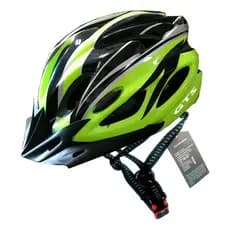 Capacete Ciclismo GTS Verde e Preto