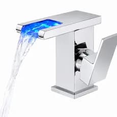 Torneira Monocomando  LED Cascata