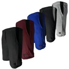 Kit 5 Bermuda Moletom Listrada Masculino Academia Treino Atacado  2 bolsos Promoção