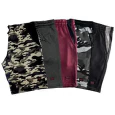 Kit 5 Bermudas Moletom Estampada Academia Treino 100% Algodão 2 Bolsos Confortável Atacado
