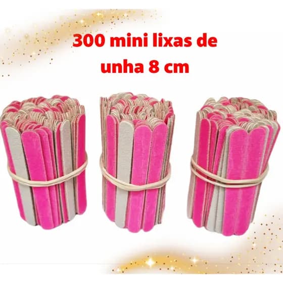 300 mini lixa de unha 8 cm Manicure Pedicure