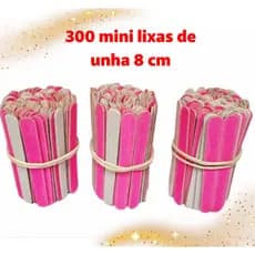 300 mini lixa de unha 8 cm Manicure Pedicure