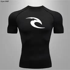 2025 Nova Camiseta Esportiva Masculina Fitness Moda Secagem Rápida