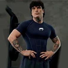 Camisa De Compressão Masculina Veneno Secagem Rápida Ginásio Fitness Camiseta Respirável Esportes Treino Base Camada Man