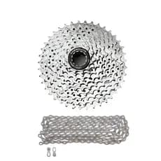Cassete 9v Absolute 11-40 9v K7 + Corrente 9v  Mtb Bike