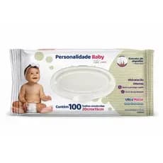 Toalhas Umedecidas Personalidade Baby Total Care Ultra Macia – 100 Unidades