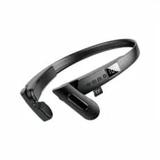 Fones de ouvido bluetooth tipo de orelha de suspensão condução óssea esportiva display digital qualidade de som hd