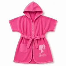 Roupão Infantil Felpudo com Capuz Banho Piscina Praia Feminino