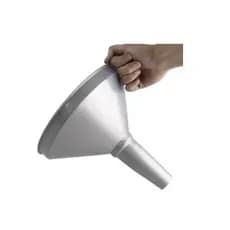 Funil Metálico Reto Para Trator Com Tela Reforçado Lubefer.