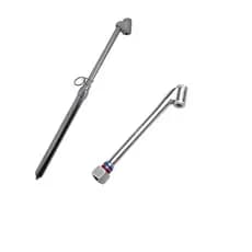 Kit Calibrador Medidor De Pressão 150 Lbs Com Bico De Encher Pneus 1/4 BSP