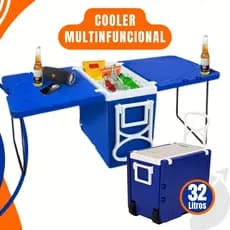 Cooler Multifuncional Super Térmica 32 Litros Casa Praia Multiuso